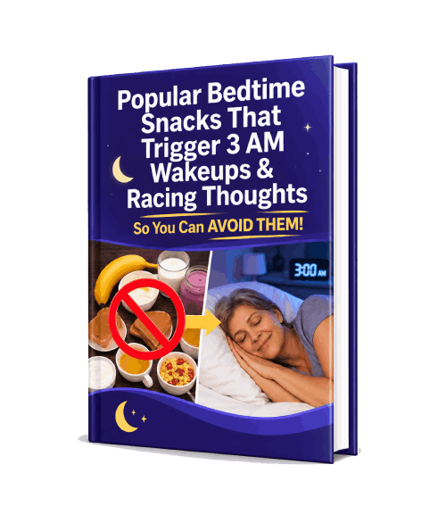 Yu Sleep bonus guide about bedtime snacks that may trigger 3 AM wakeups